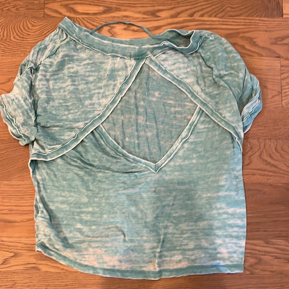 We the free open back shirt size small